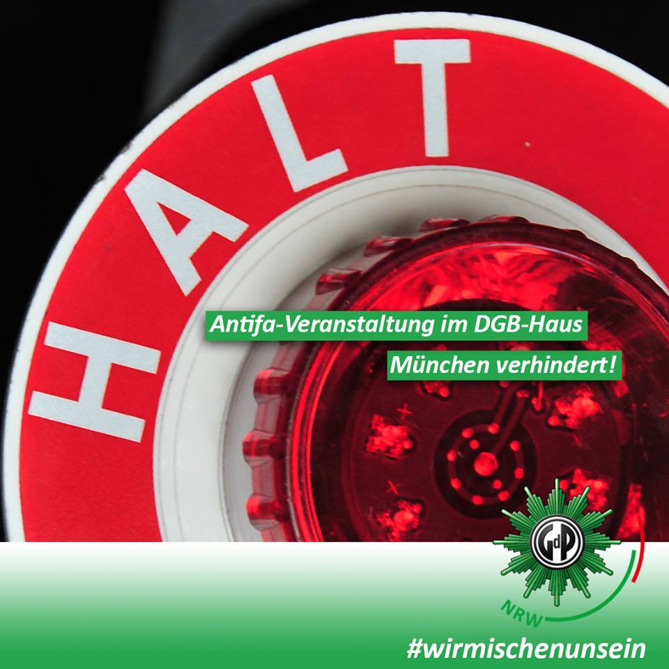 GdP hetzt gegen Antifaschist*innen – Bullen raus aus unseren Gewerkschaften!