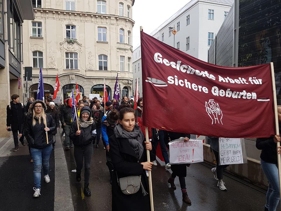 Hebammen-Demo in München: