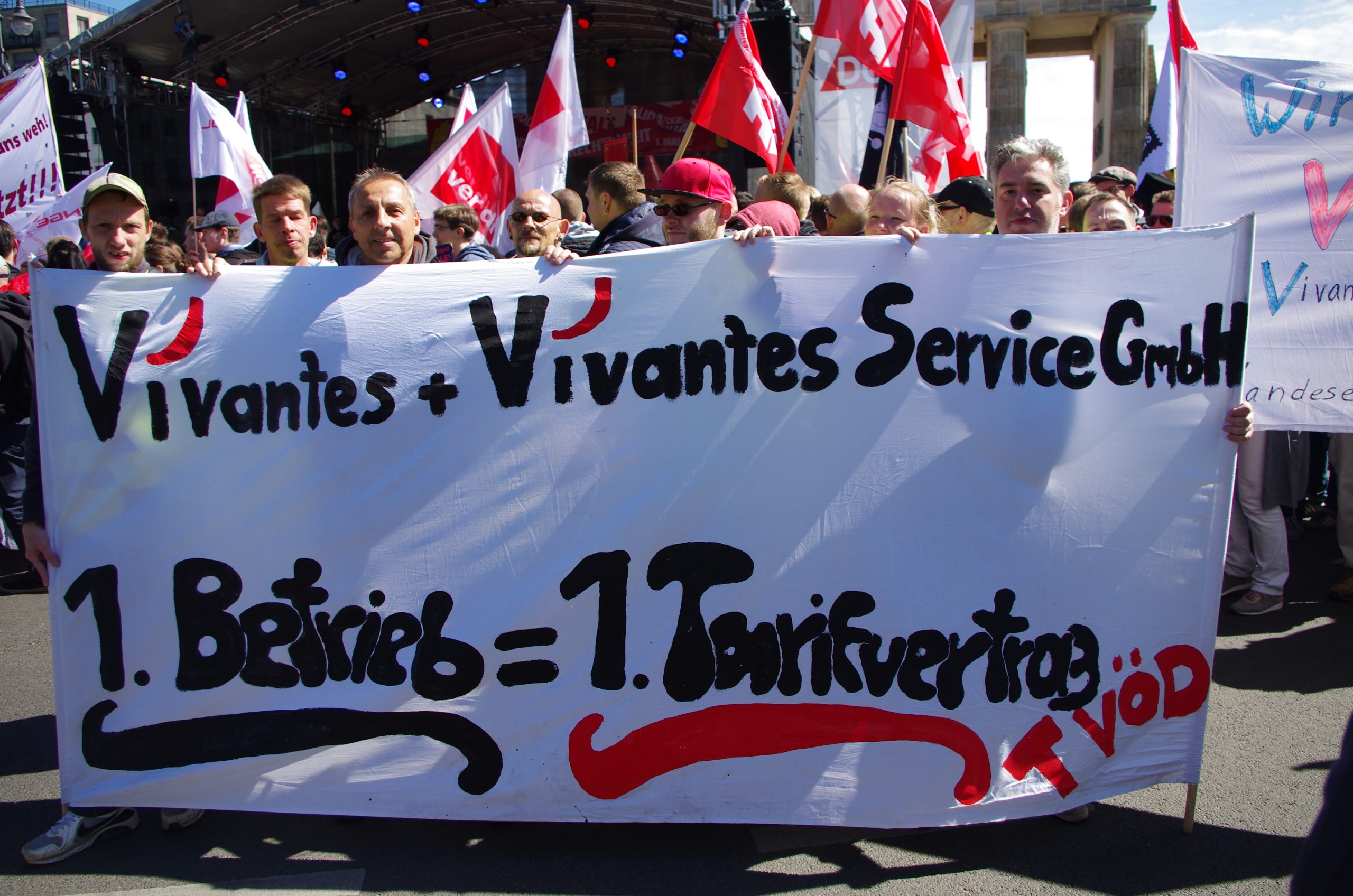 VSG beim 1. Mai: Gemeinsam gegen Müllers Schönrederei