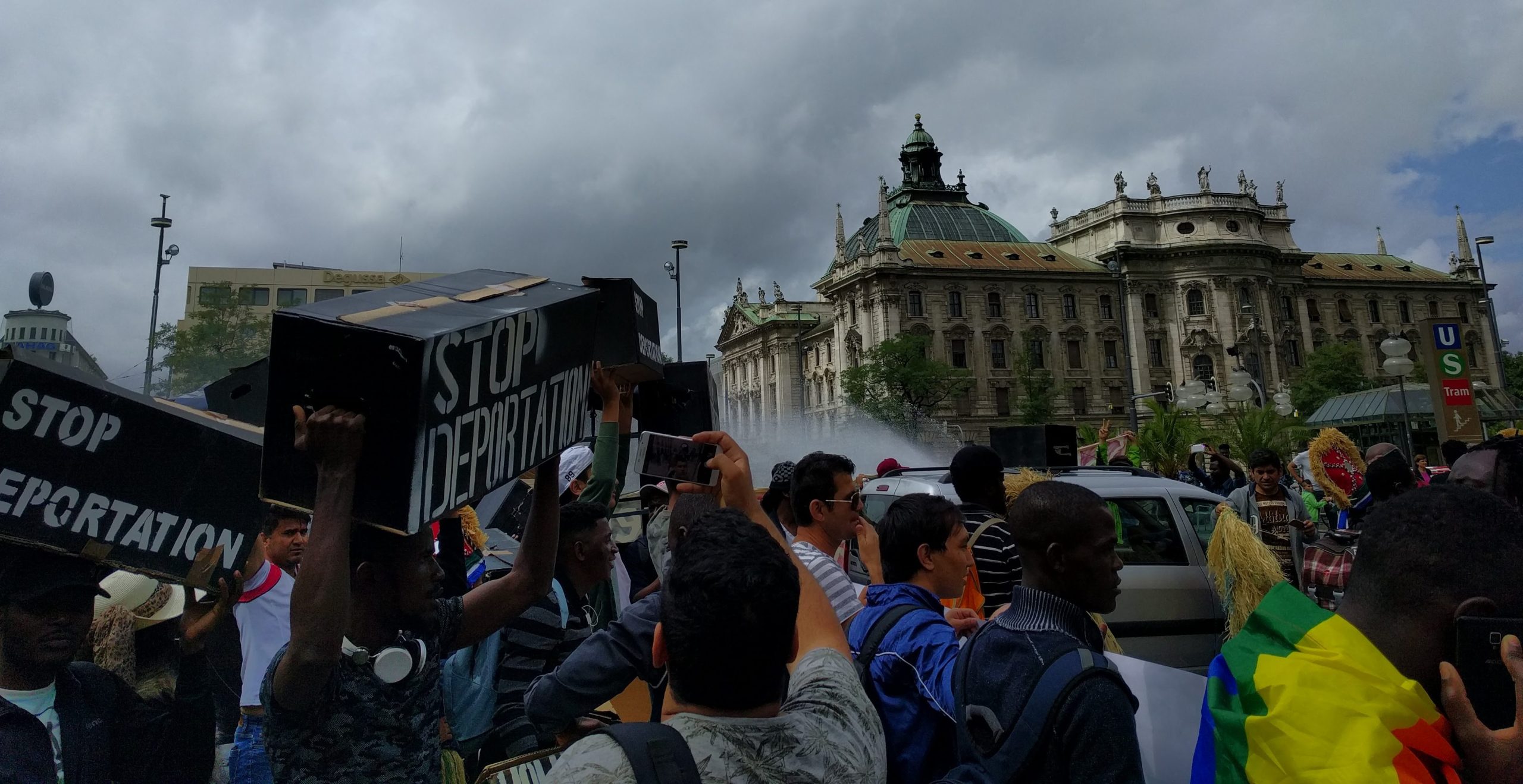 Demo in München: 