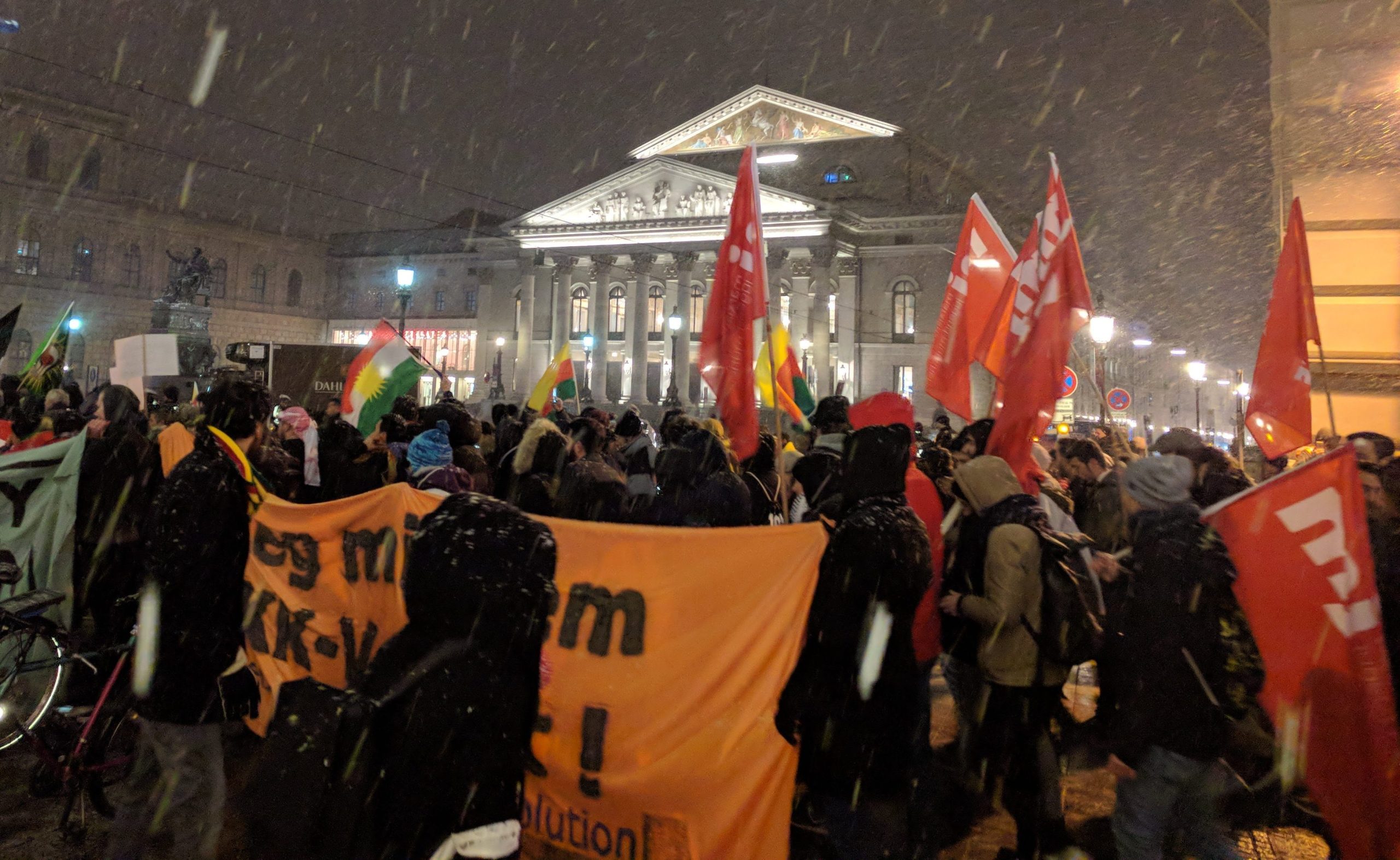 Afrin-Demo in München: 