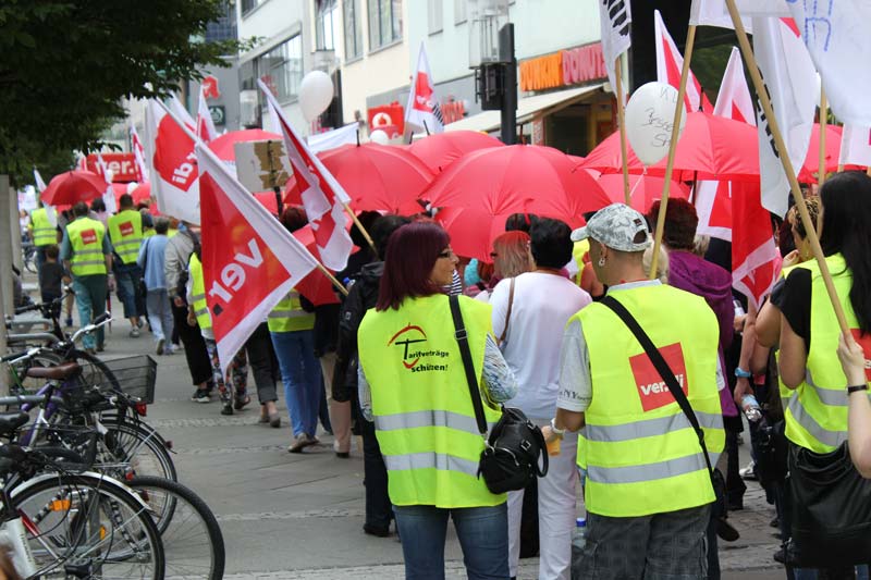Berlin: Streiks im Einzelhandel