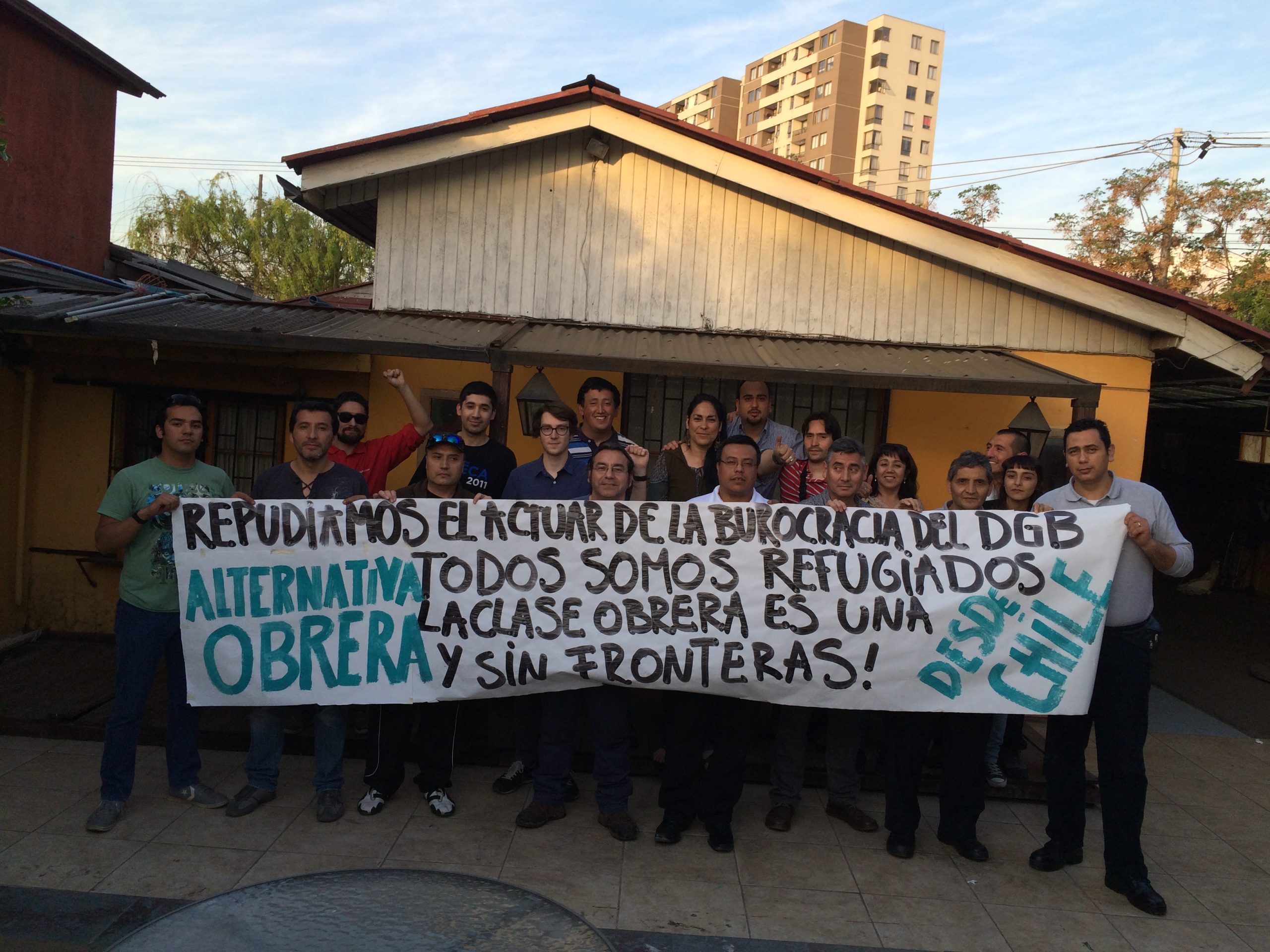 Solidarität aus Chile mit den kämpferischen Geflüchteten