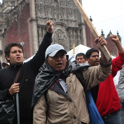 Proteste der LehrerInnen in Mexiko!