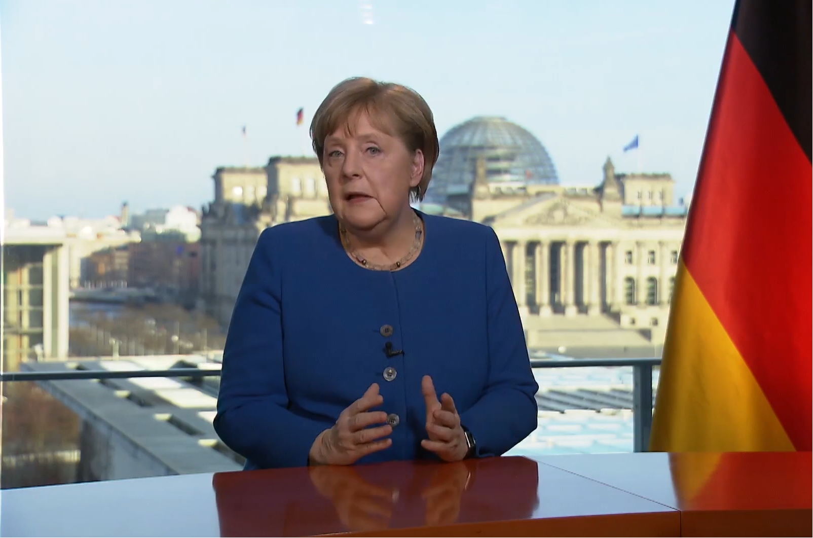 Merkel: Mit warmen Worten in die kapitalistische Katastrophe
