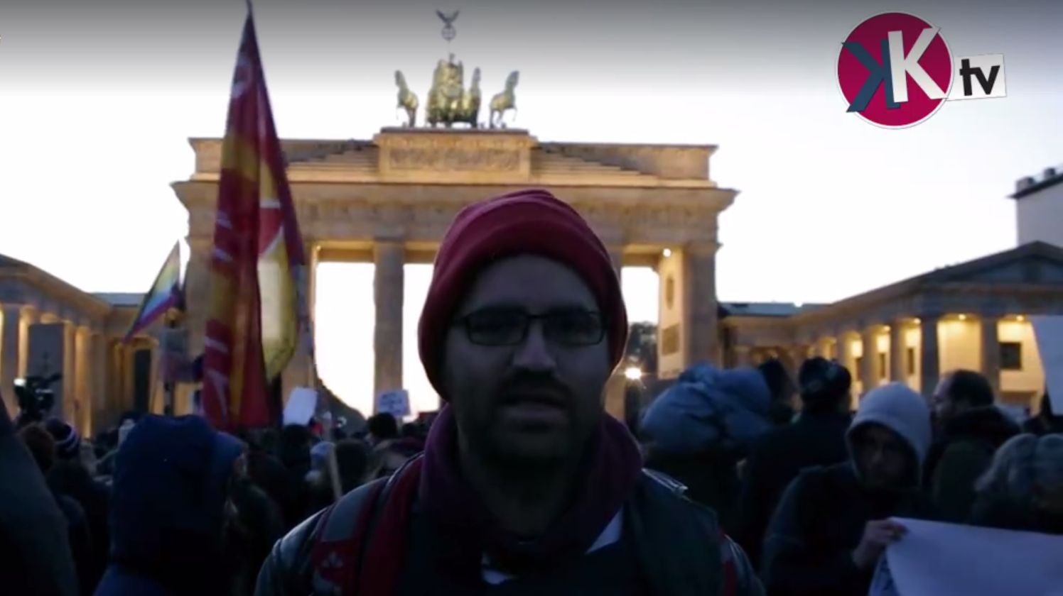 Anti-Trump-Protest in Berlin [Video]