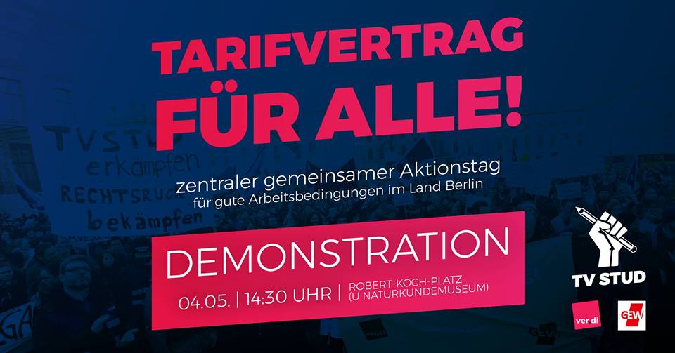 4.5. Aktionstag: TVöD/TV-L für Alle! – Schluss mit prekärer Arbeit!