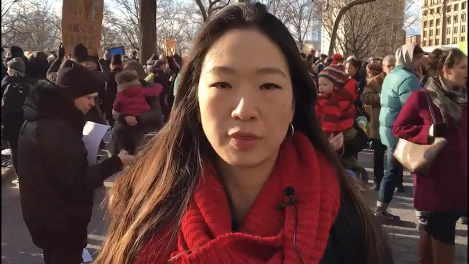[Video] Tausende Menschen protestieren in New York gegen den 