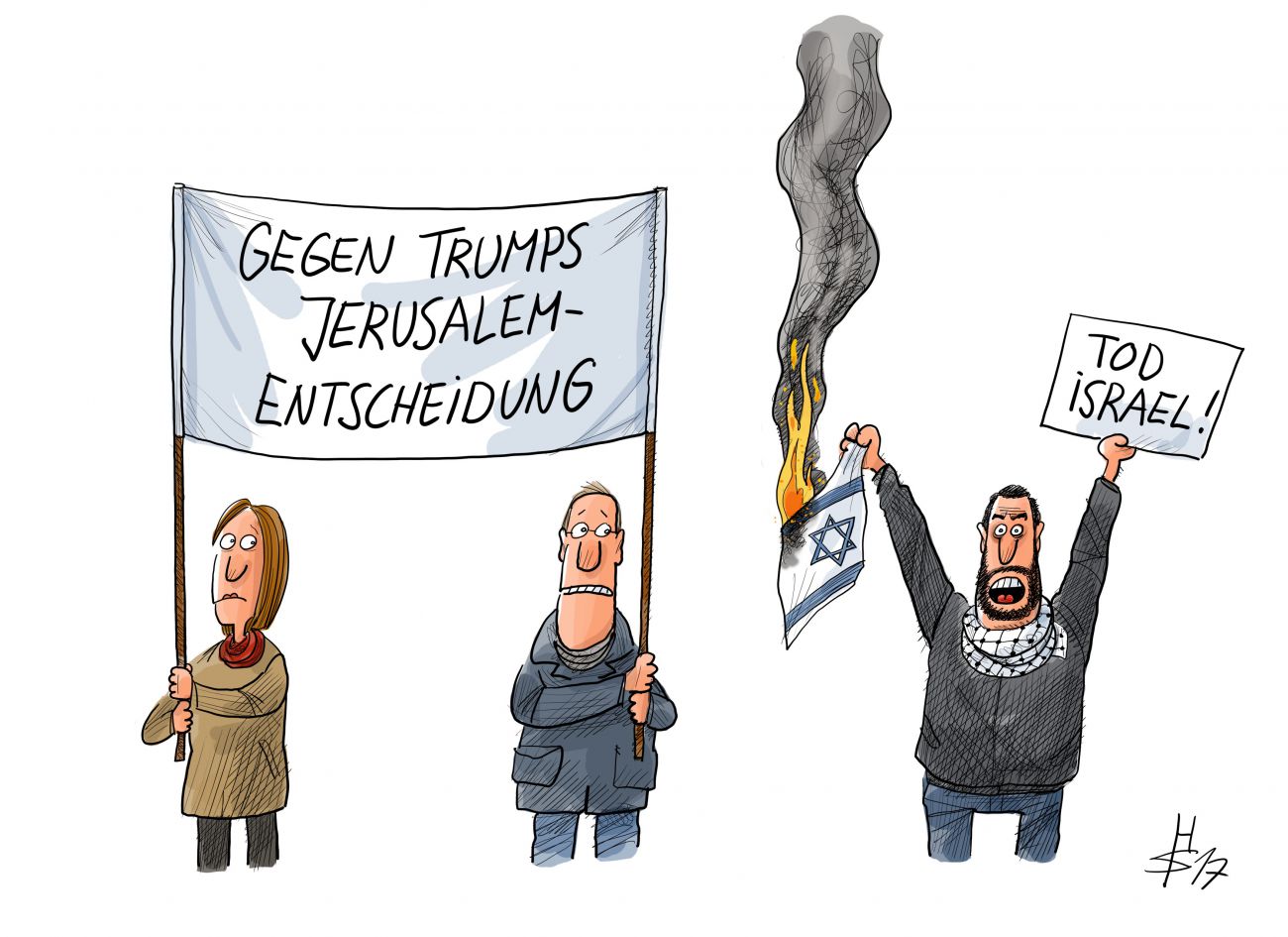 Eine rassistische Karikatur von Cicero bringt den Antisemitismus des deutschen Establishments perfekt zum Ausdruck