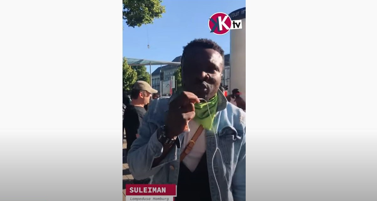 [Video] #BlackLivesMatter in Hamburg: Polizei mit Würgegriff gegen Geflüchteten