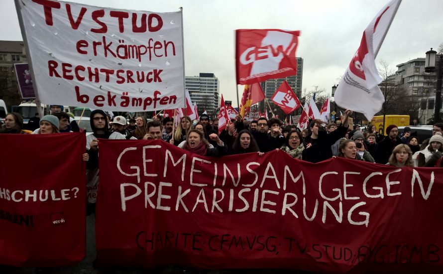 TVStud: Im April drohen wieder Streiks an den Unis