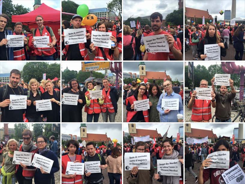 Solidarität von Berlin nach Oaxaca – Fotos 10.000 mal geteilt