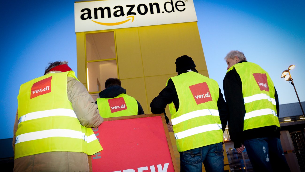 Beschäftigte von Amazon streiken auch zum Ostergeschäft