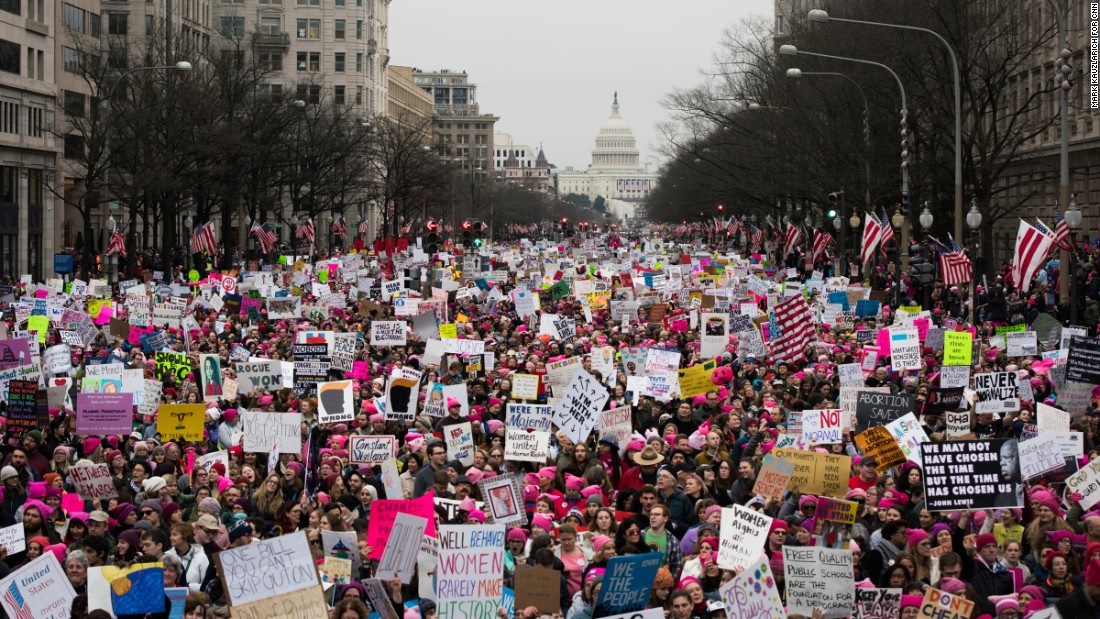 Womens March: Mehr als zwei Millionen demonstrieren in den USA gegen Trump [mit Videos]