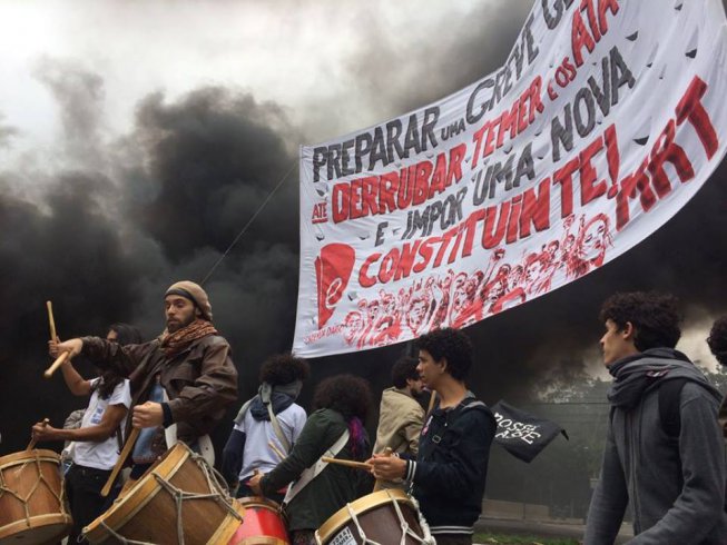 Brasilien erlebt den wichtigsten Generalstreik in Jahrzehnten [mit Fotogalerie]