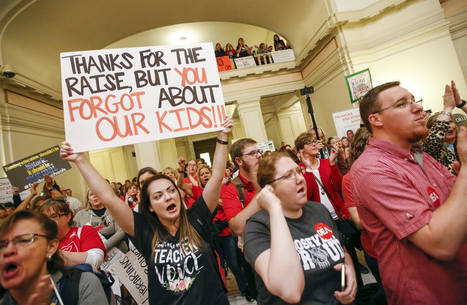 Die Lehrkräfte von Oklahoma sind wütend auf ihre Gewerkschaft