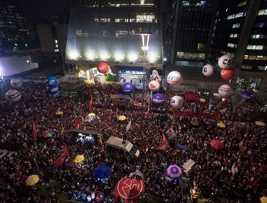 [Video] Brasilien: Generalstreik gegen Bolsonaro