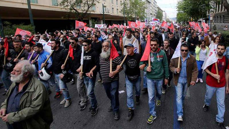 Zweitägiger Generalstreik in Griechenland gegen die 