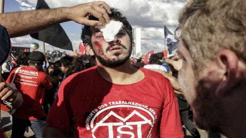 Brasilien: Militärrepression gegen Demonstrant*innen zum ersten Mal seit der Diktatur [mit Fotogalerie]