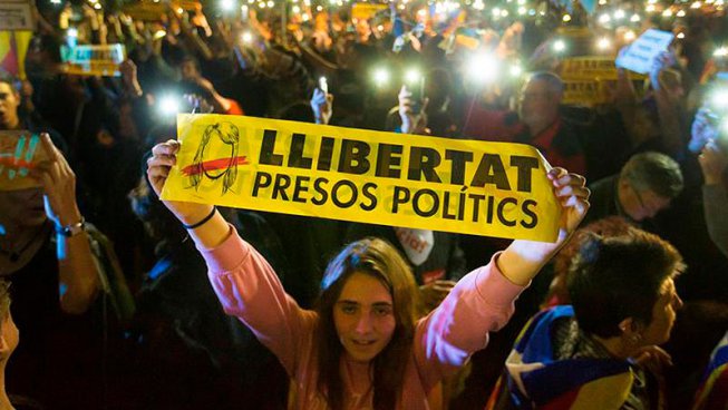 Die Repression gegen Katalonien verschärft sich: Freiheit für alle politischen Gefangenen! Sofortiger Generalstreik!
