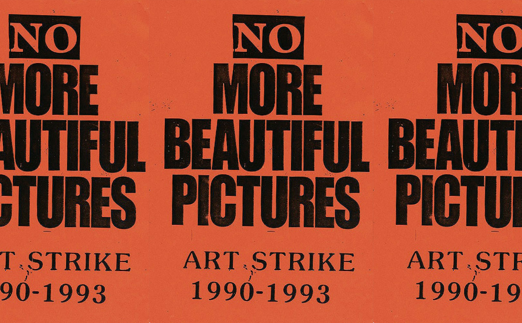 No more beautiful pictures! Art strike!