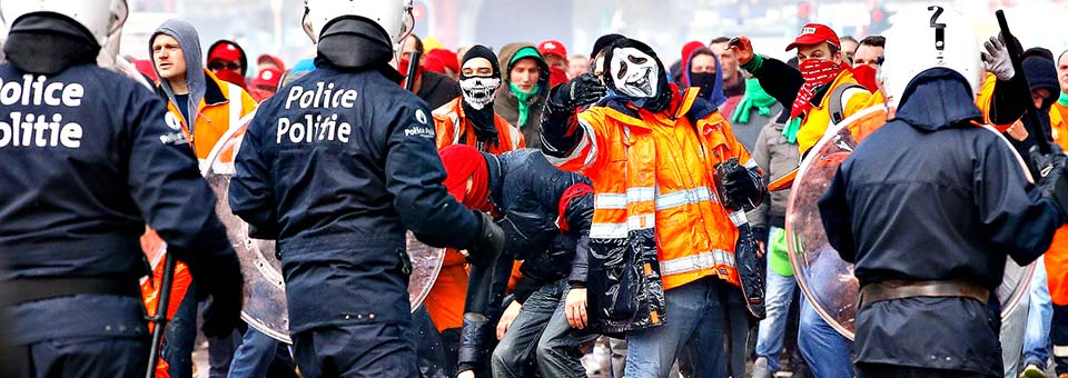 Generalstreik in Belgien