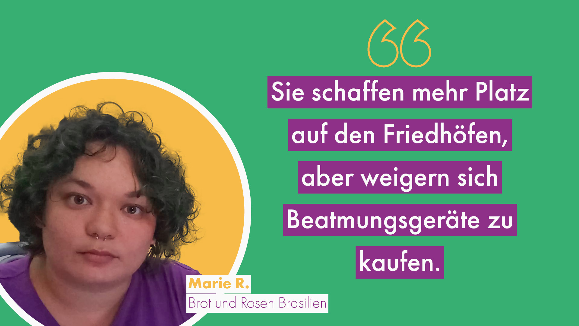 Brot und Rosen Brasilien: