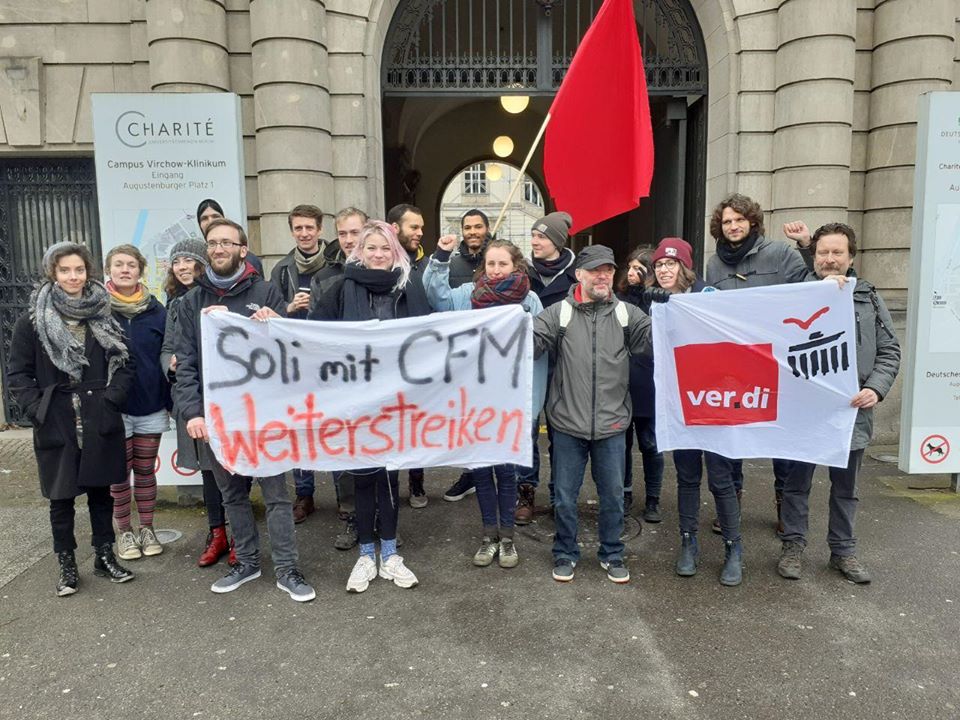 Kundgebung: Solidarität mit dem CFM-Streik