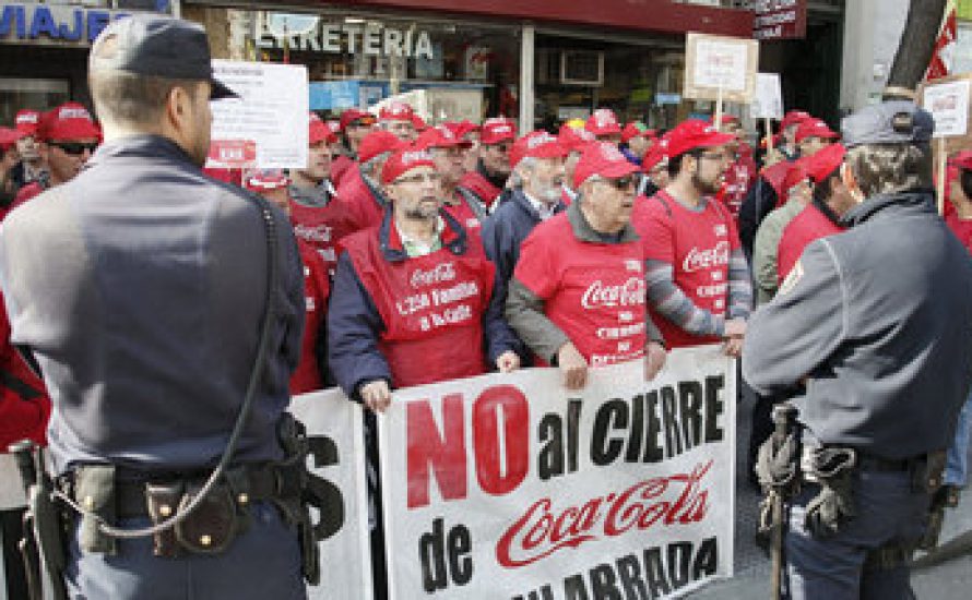 Spanischer Staat: Streiks bei Coca-Cola