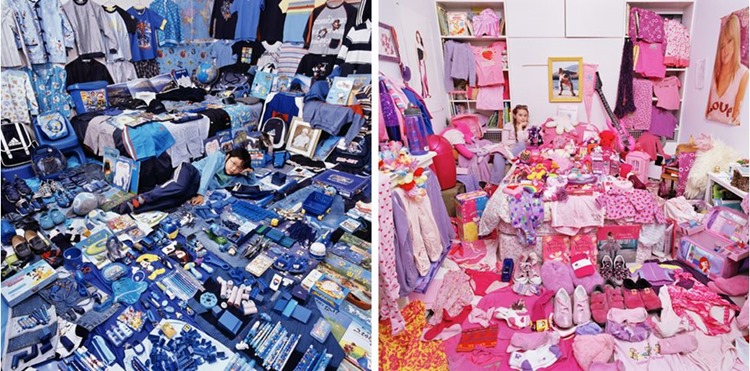 Pink und Blau: einfach nur zwei Farben?