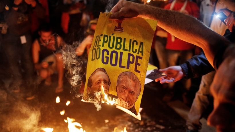 Die Bundesregierung unterstützt die Putschregierung in Brasilien