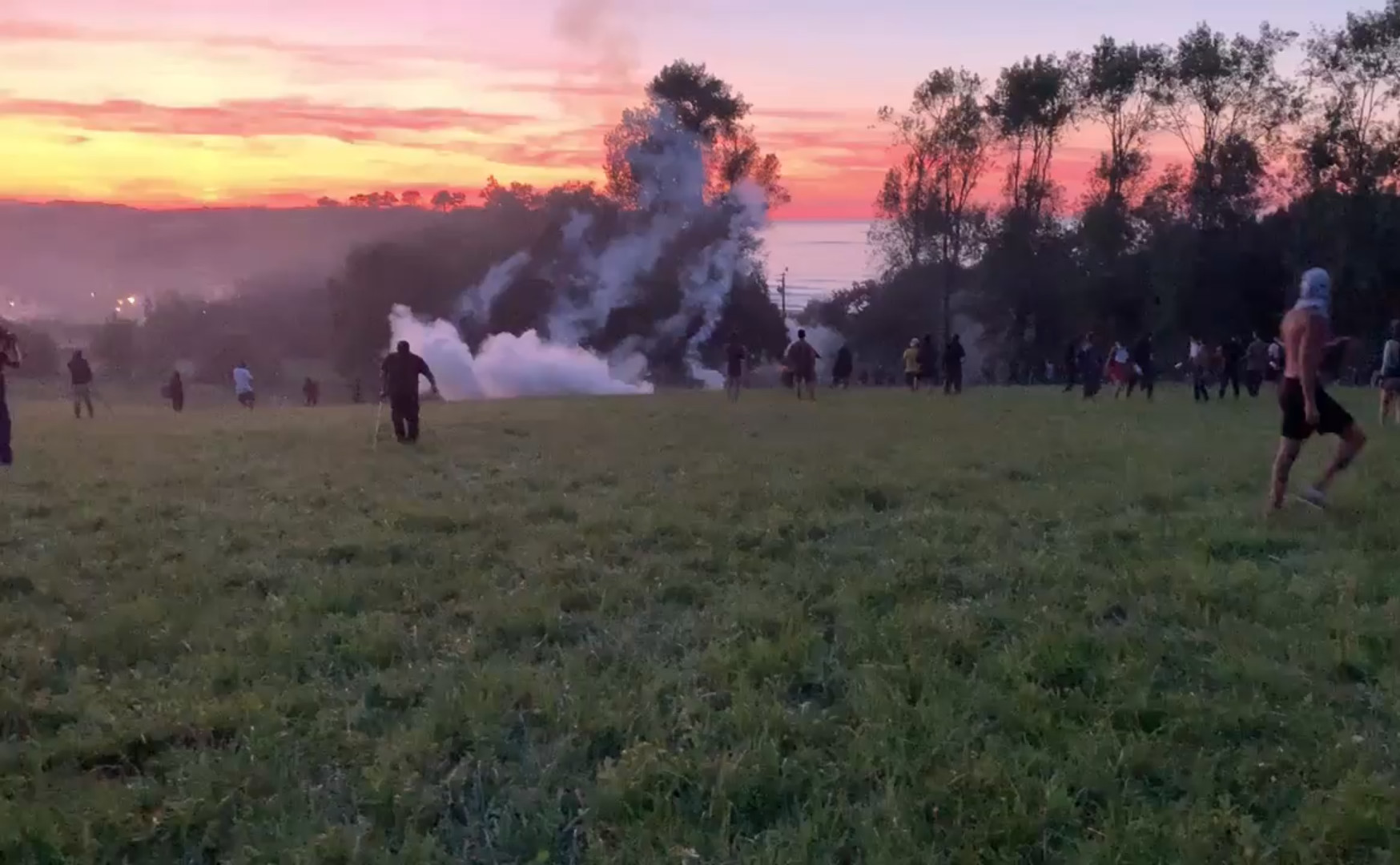 G7: Protestcamp von der Polizei angegriffen