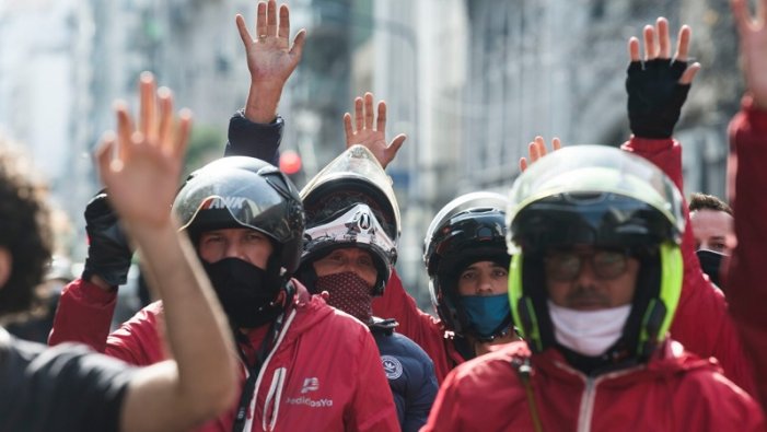 Lateinamerika: Beschäftigte der Lieferdienste im Kampf