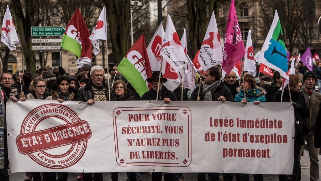 Widerstand gegen den Ausnahmezustand in Frankreich