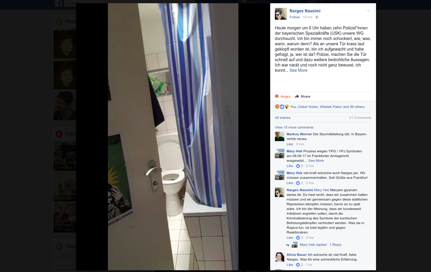 Sexistische Razzia in München: „Ein Polizist ist mir bis auf die Toilette gefolgt“