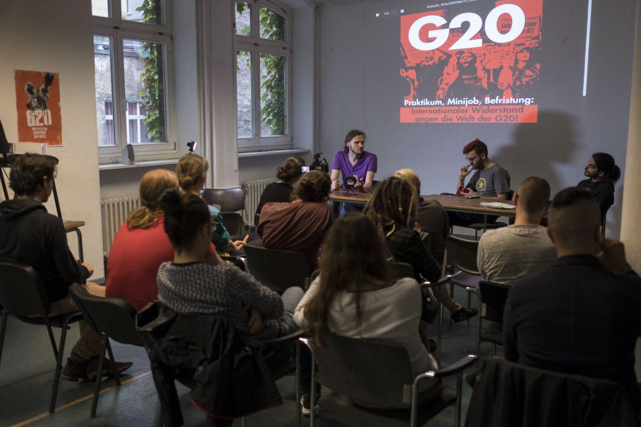 Widerstand gegen Prekarisierung: Nicht zu vergessen bei den G20-Protesten!