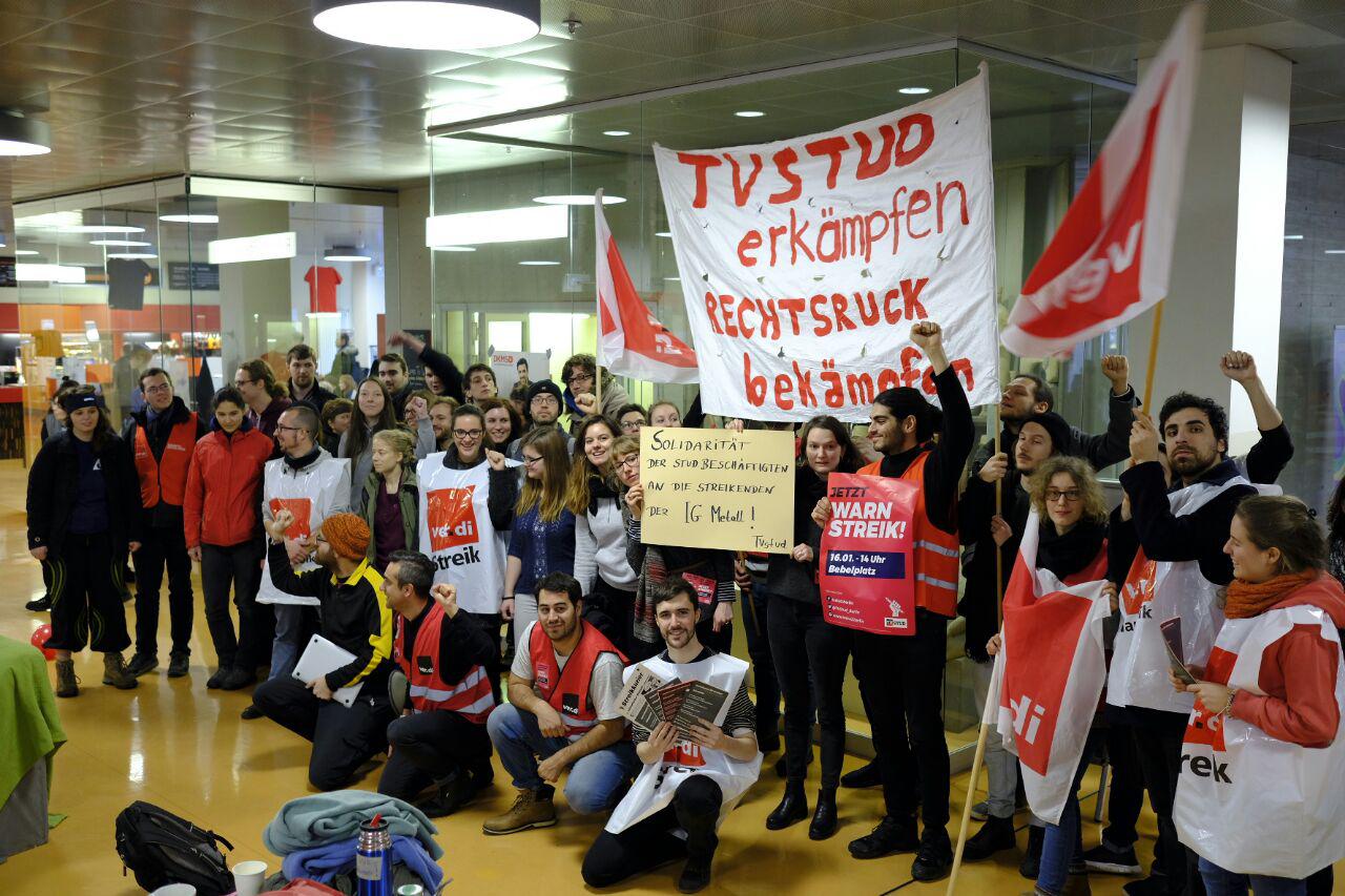 TVStud: Solidarität mit dem Streik der Metall- und Elektroindustrie