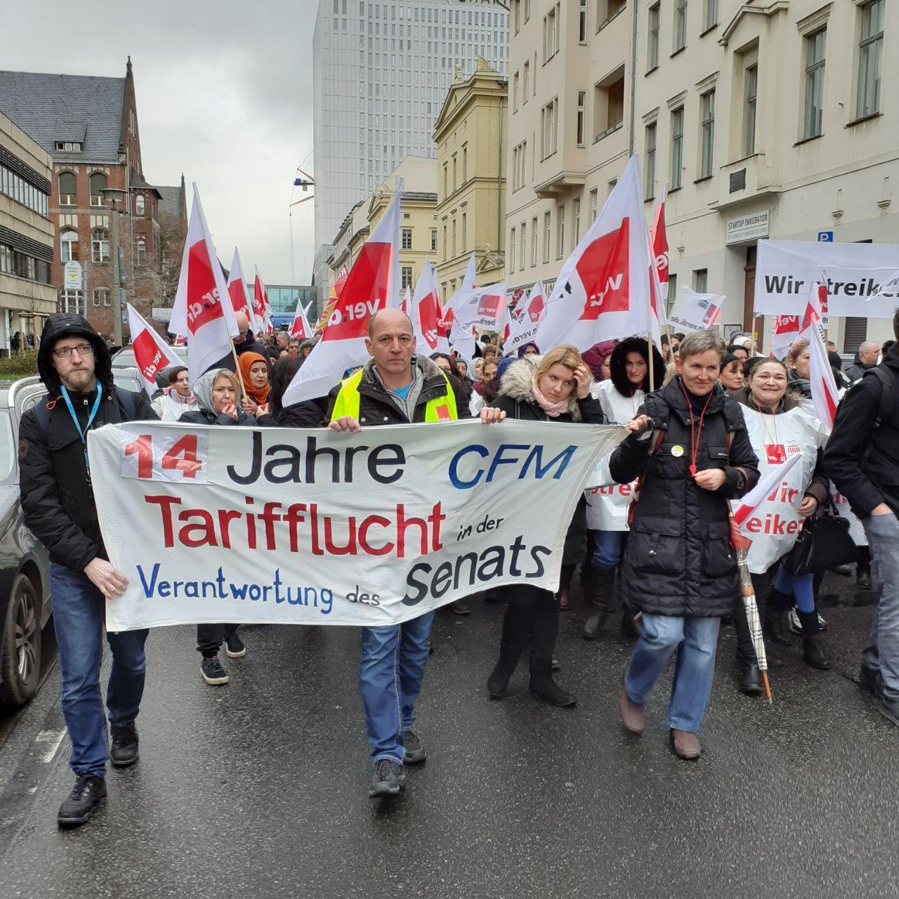 CFM-Streik in Gefahr: Dringend Solidarität nötig!