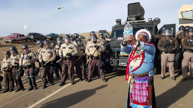 Eine Million Menschen waren gerade in Standing Rock, South Dakota