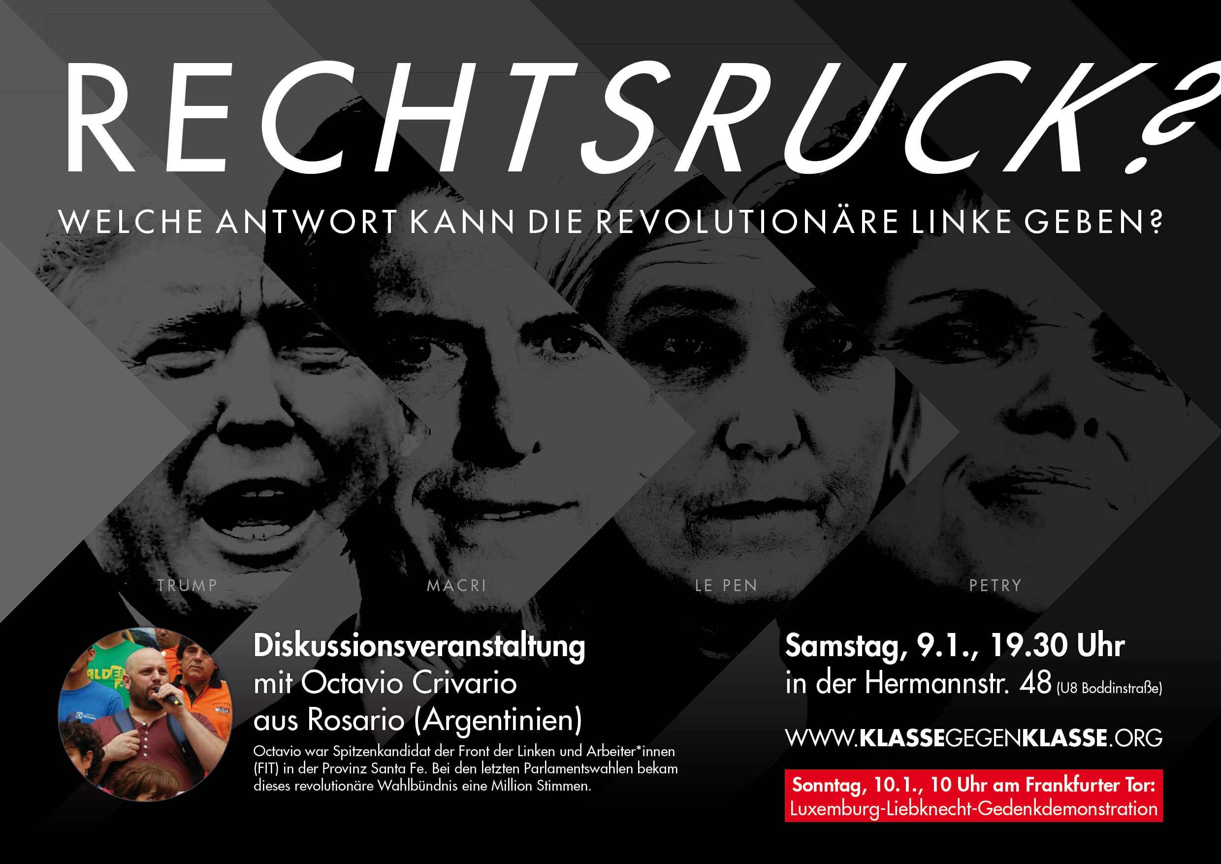 Rechtsruck? Diskussionsveranstaltung in Berlin mit Aktivisten aus Argentinien