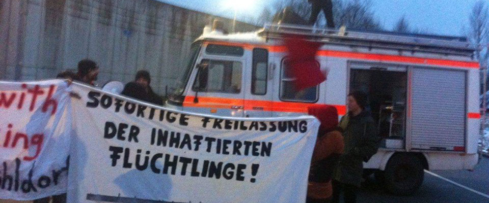 Geflüchtete im Hungerstreik: Solidarität in Mühldorf am Inn