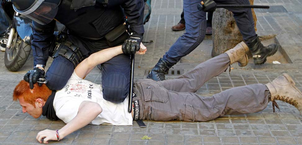 Brutale Repression gegen die SchülerInnenbewegung in Valencia