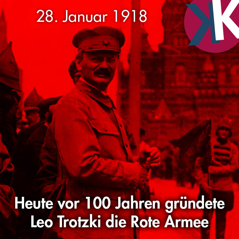 Vor 100 Jahren gründete Trotzki die Rote Armee