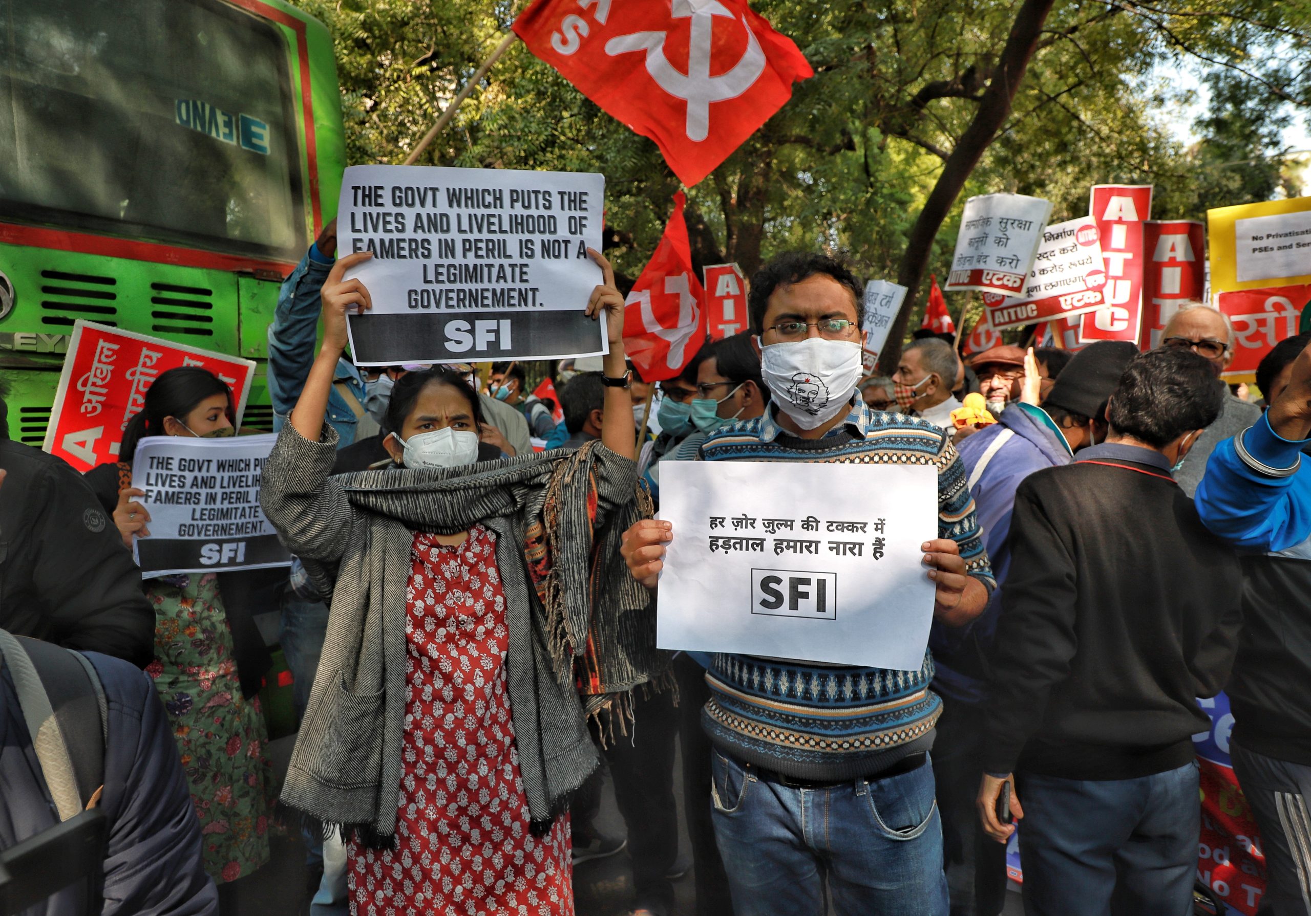 250 Millionen auf der Straße - warum die Arbeiter:innen in Indien streiken