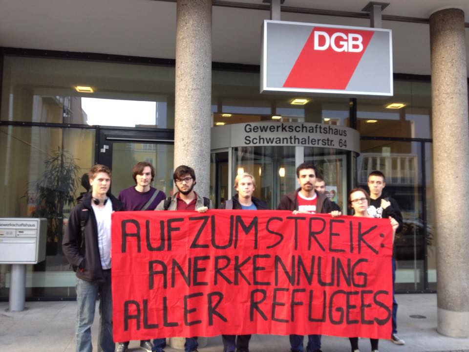 München: Solidarität mit Refugee Struggle for Freedom