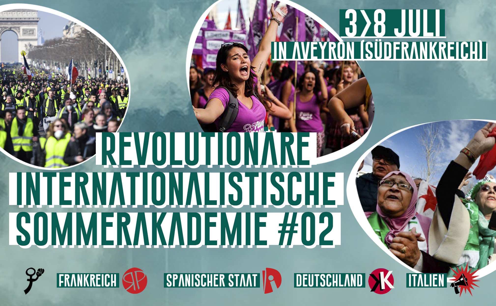Revolutionäre internationalistische Sommerakademie #02 vom 3. bis 8. Juli in Südfrankreich