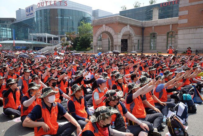 Südkorea: Hunderttausend kämpfen gegen prekäre Arbeit
