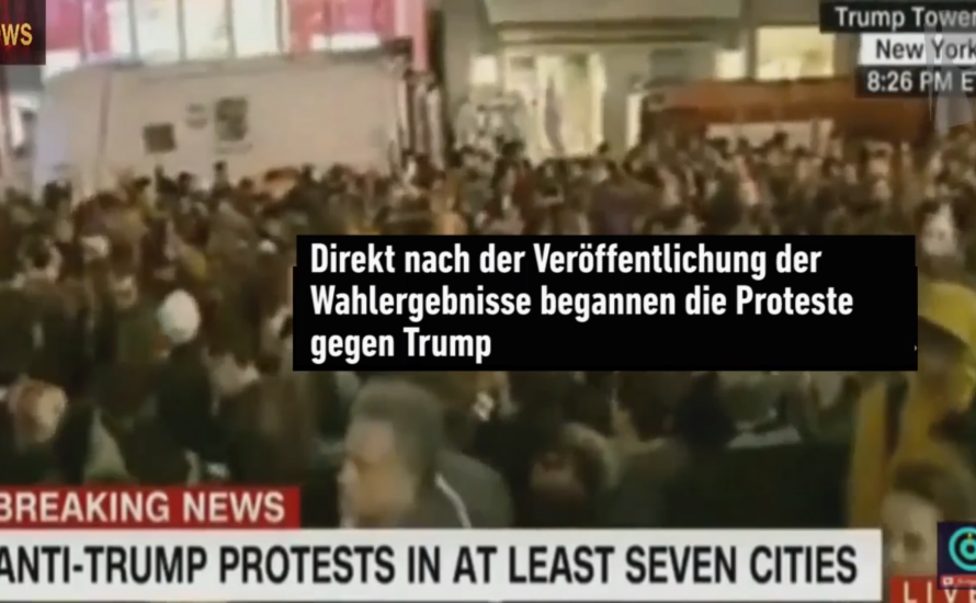 [Video] Trump: Proteste gegen Amtseinführung