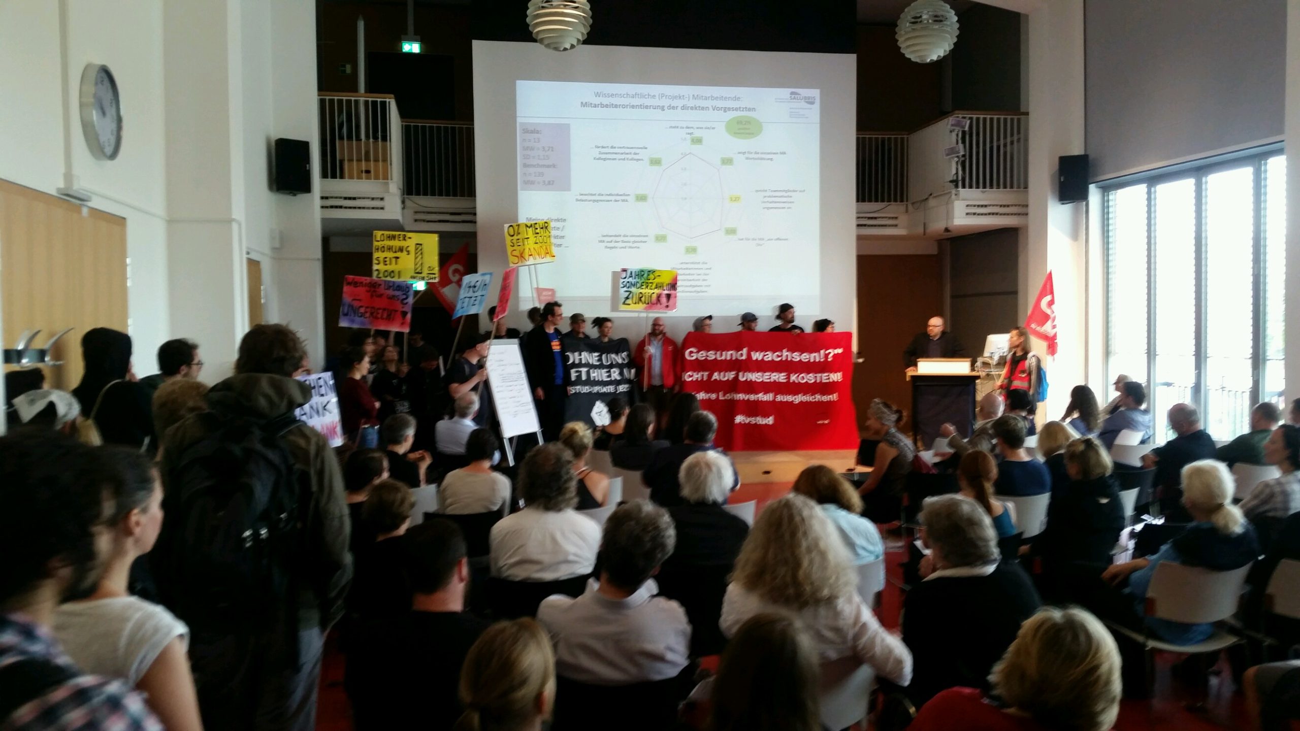 Vollversammlung der studentischen Beschäftigten der Alice-Salomon-Hochschule deckt Prekarisierung auf
