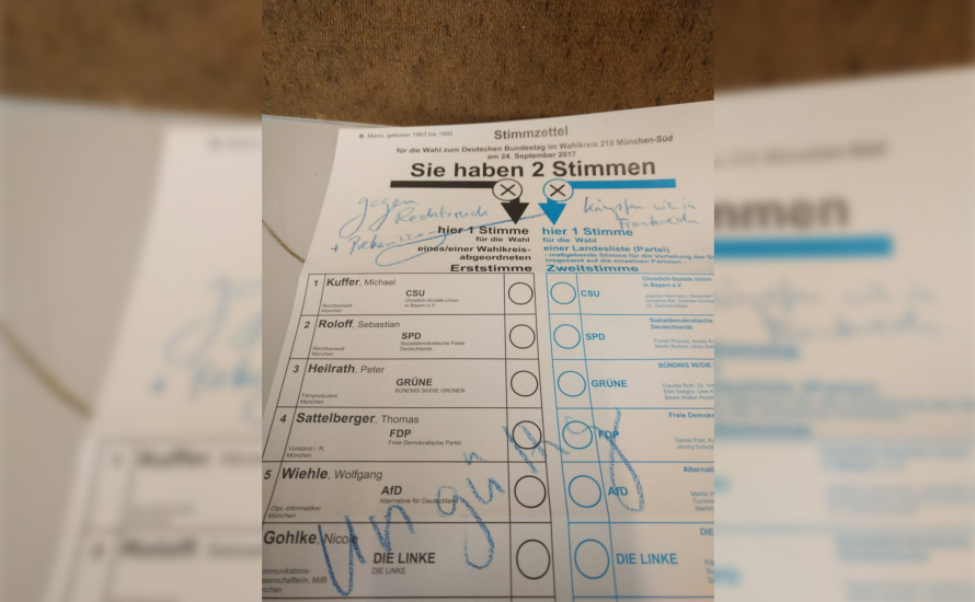 Wie wähle ich ungültig?